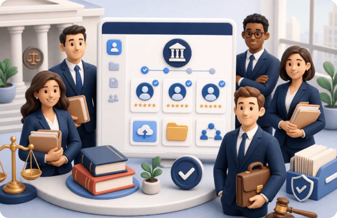 Attorneys managing their caseload on TiketFix